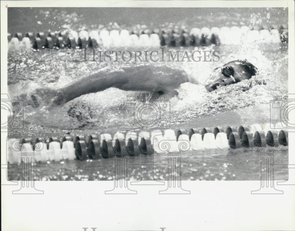 1993 Press Photo Mike Lynch Penswick High School Swimming - Historic Images