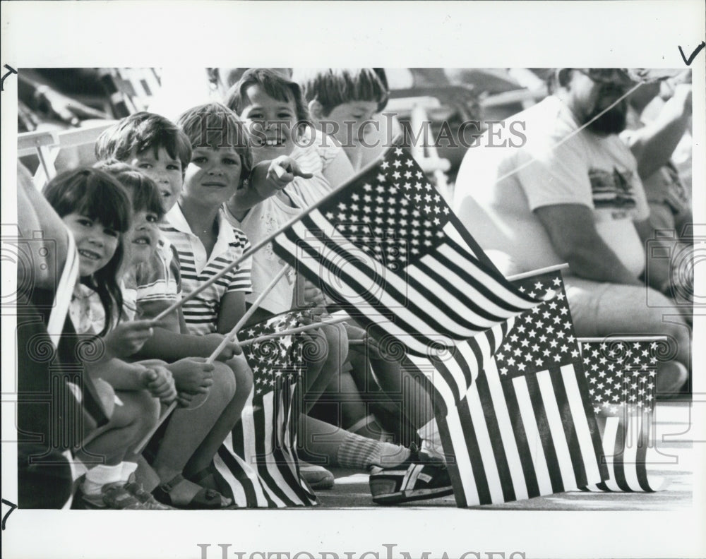 1985 Press Photo Wyandotte 4th of July Parade - Historic Images