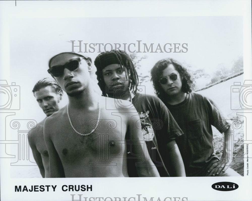 1993 Press Photo Band Majesty Crush Group Photo COPY - Historic Images