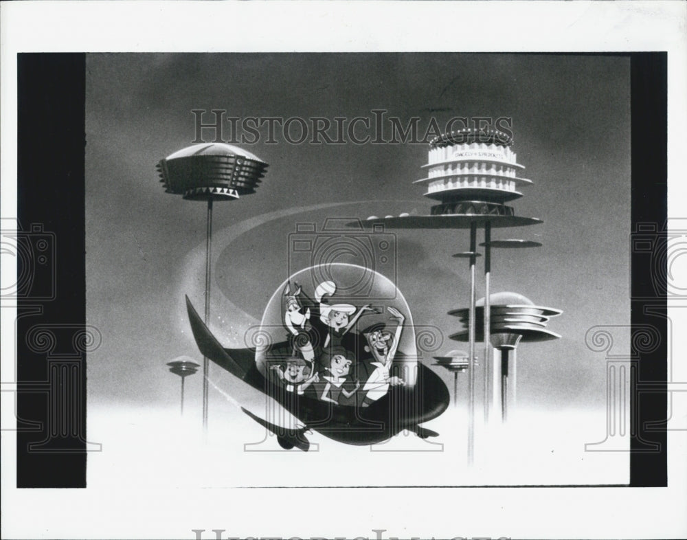 1980 Press Photo Jetsons Cartoon - Historic Images