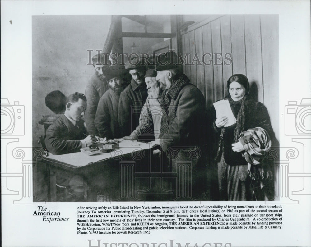 1989 Press Photo The American Experience, Aired on PBS - Historic Images