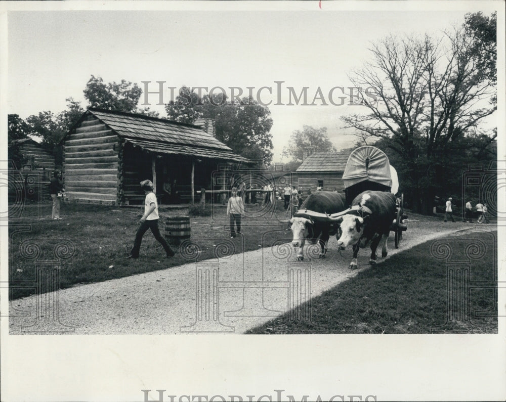 1979 Press Photo Illinois Iowa Indiana Vactation New Sale State Park - Historic Images