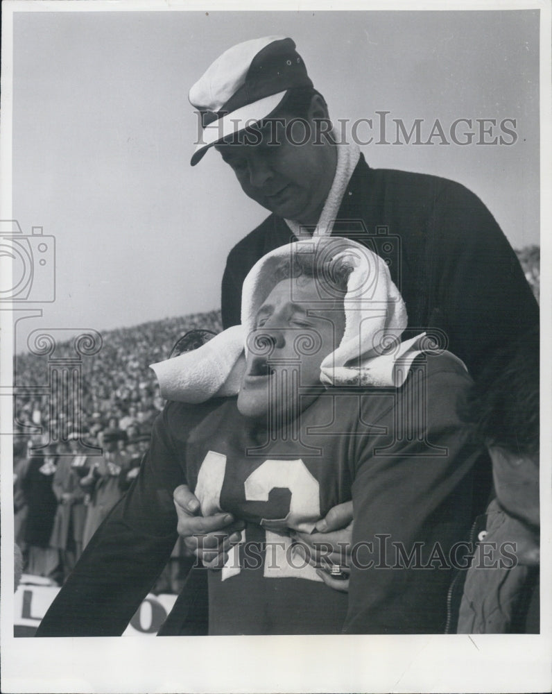 1954 Football Safety Short of Breath - Historic Images