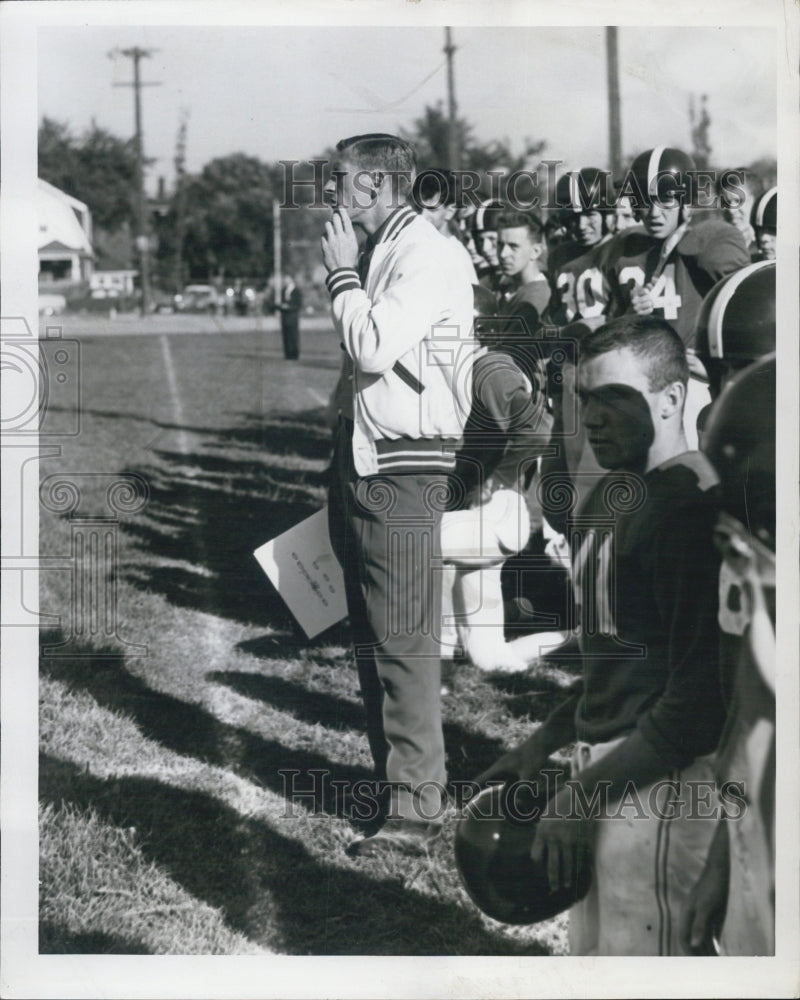 1953 Coach Jerry Burns , St. Mary's - Historic Images