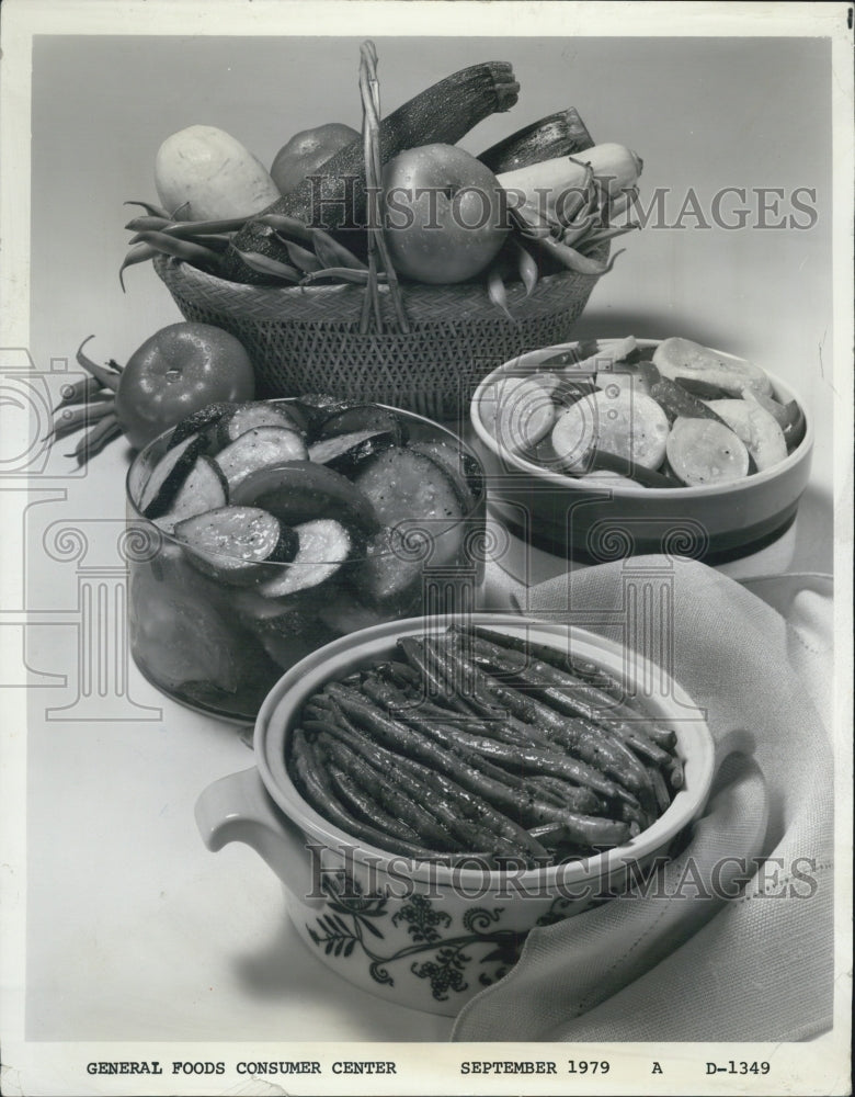 1979 Press Photo Squash &amp; Bell Peppers - Historic Images