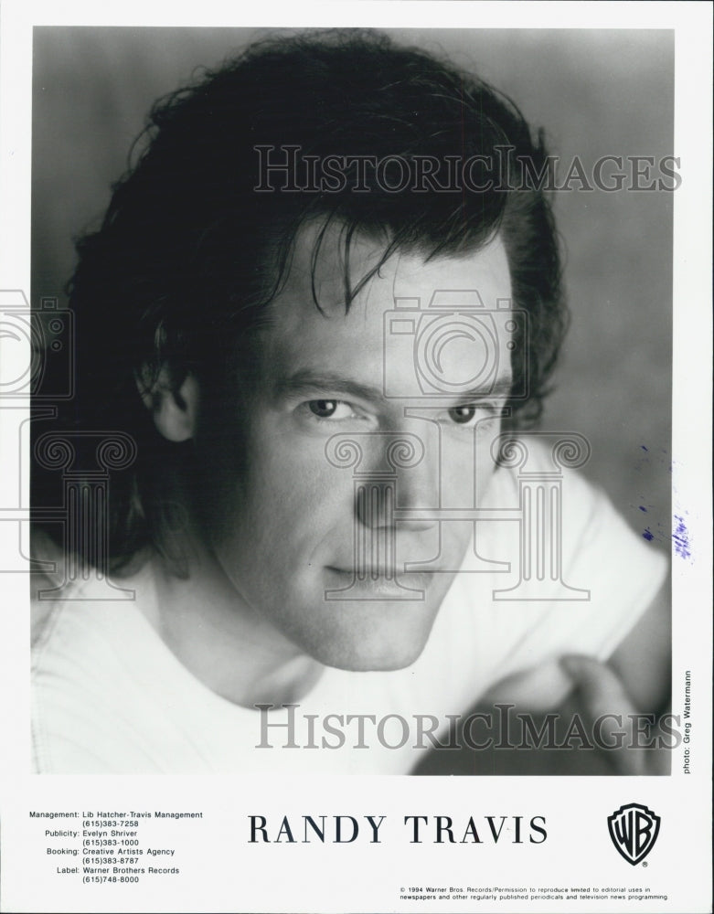 1995 Press Photo Randy Travis - Historic Images