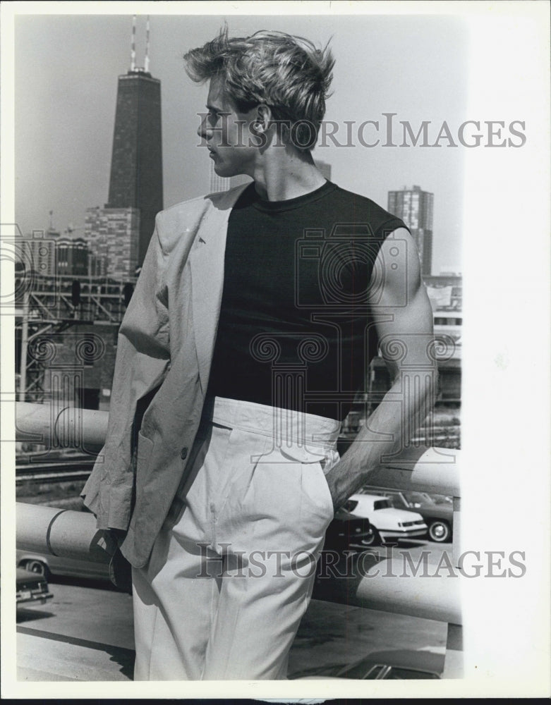 1985 Miami Vice Mens Fashion Historic Images