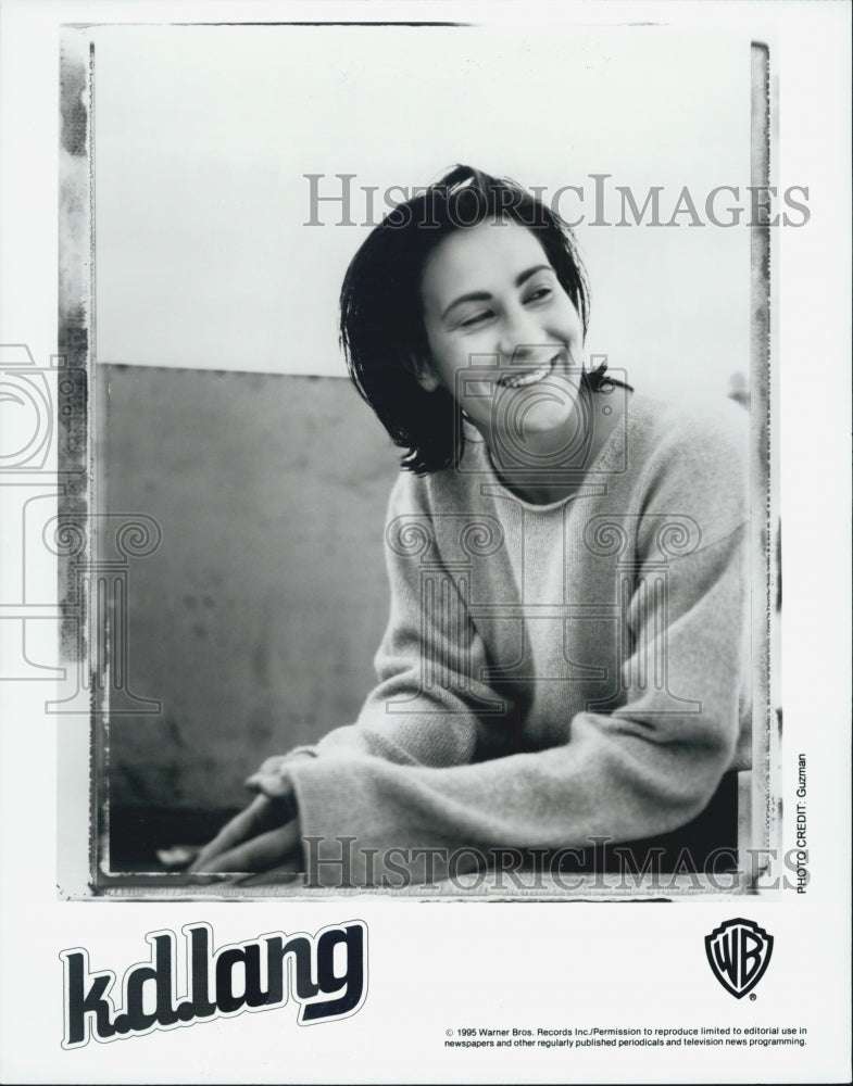 1996 Press Photo Singer K.D. Lang - Historic Images