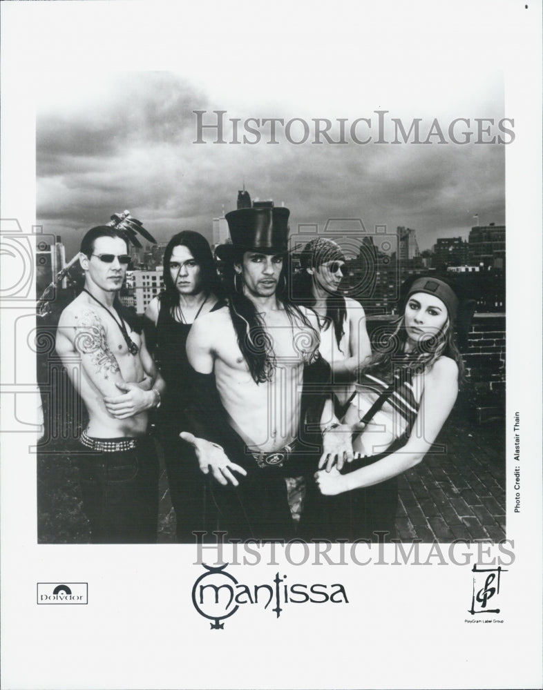 1994 Press Photo Mantissa Band Adam Pringle Nina Grant Chris Paine Jed Starr - Historic Images