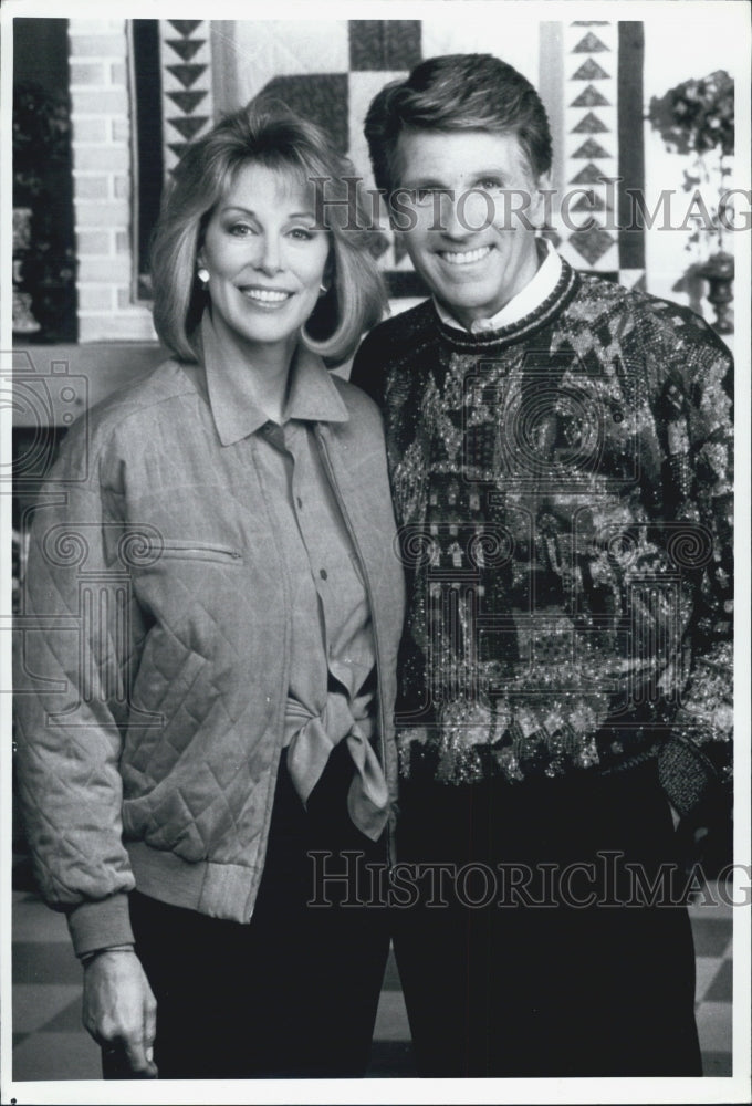 1993 Press Photo Sarah Purcell Gary Collins Home show - Historic Images