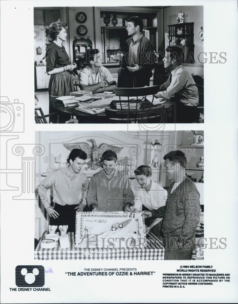 1964 Press Photo The Disney Channel Presents The Adventures of Ozzie &amp; Harriet - Historic Images