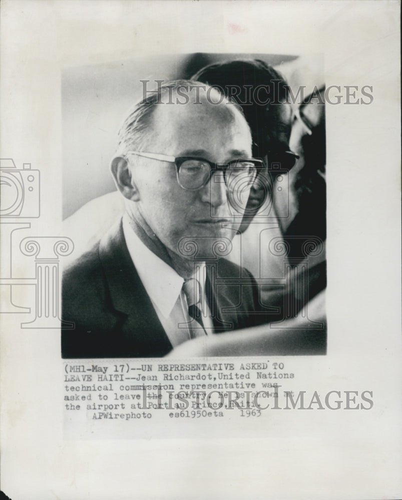 1963 JEan Richardot United Nations Technical Commission rep - Historic Images