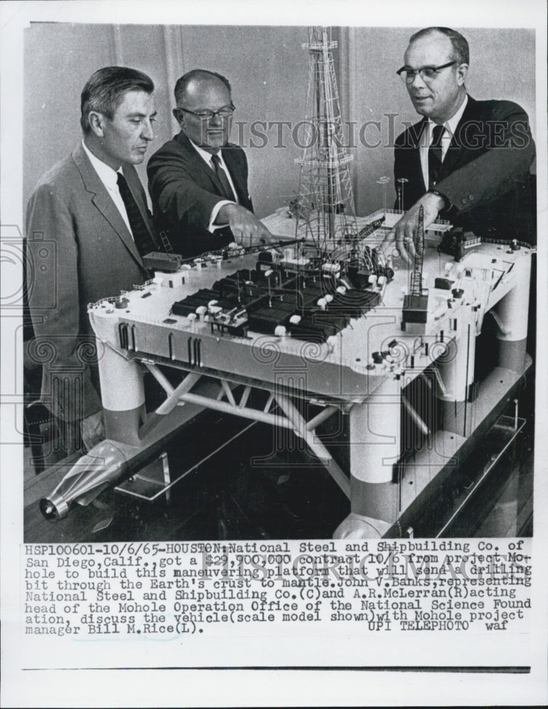 1965 National Steel Shipbuilding San Diego John Banks A.R. McLerran - Historic Images