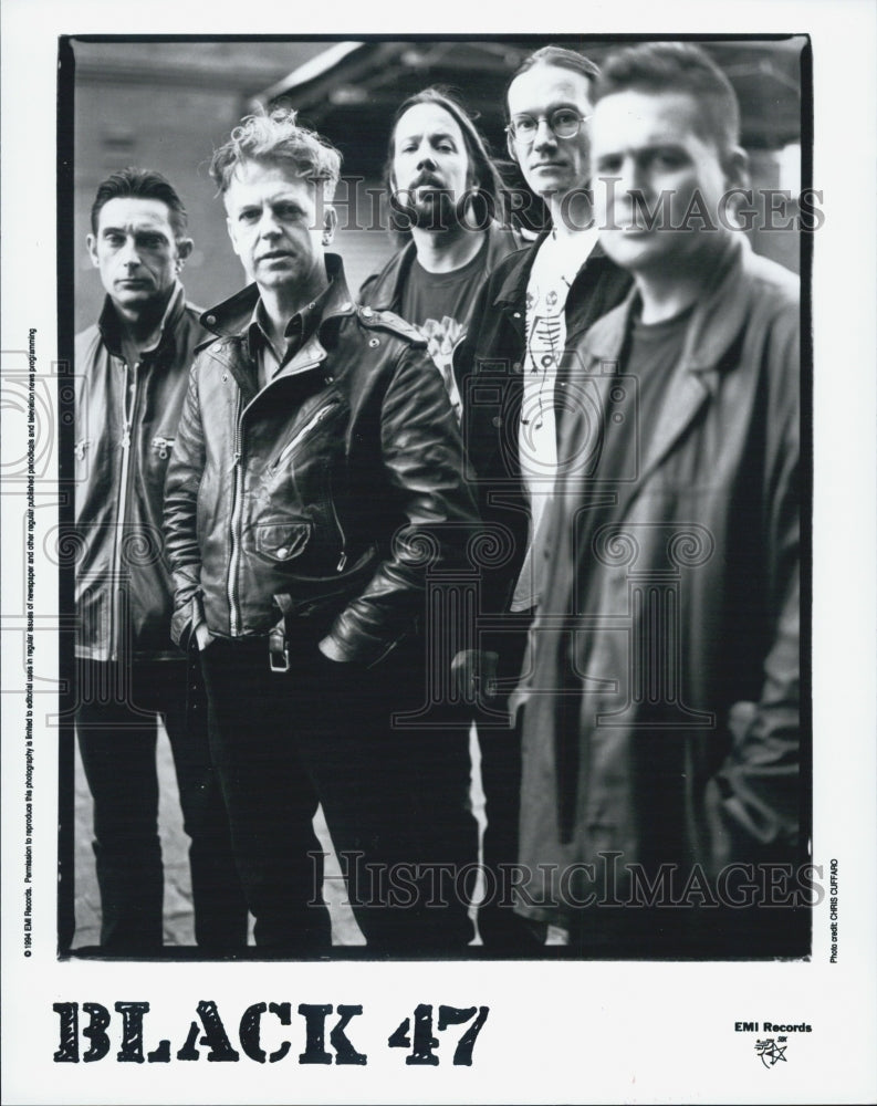 1995 Press Photo Black 47 New York City based celtic rock band. - Historic Images