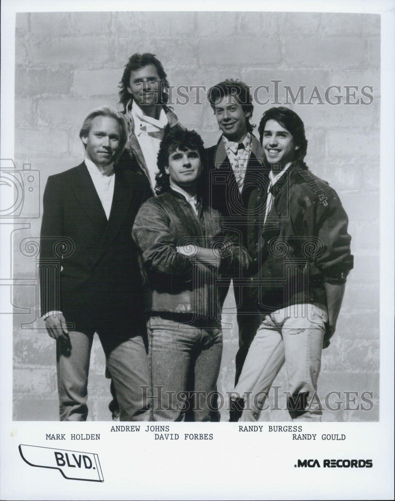 1988 Press Photo Former BLVD band now Boulevard - Historic Images
