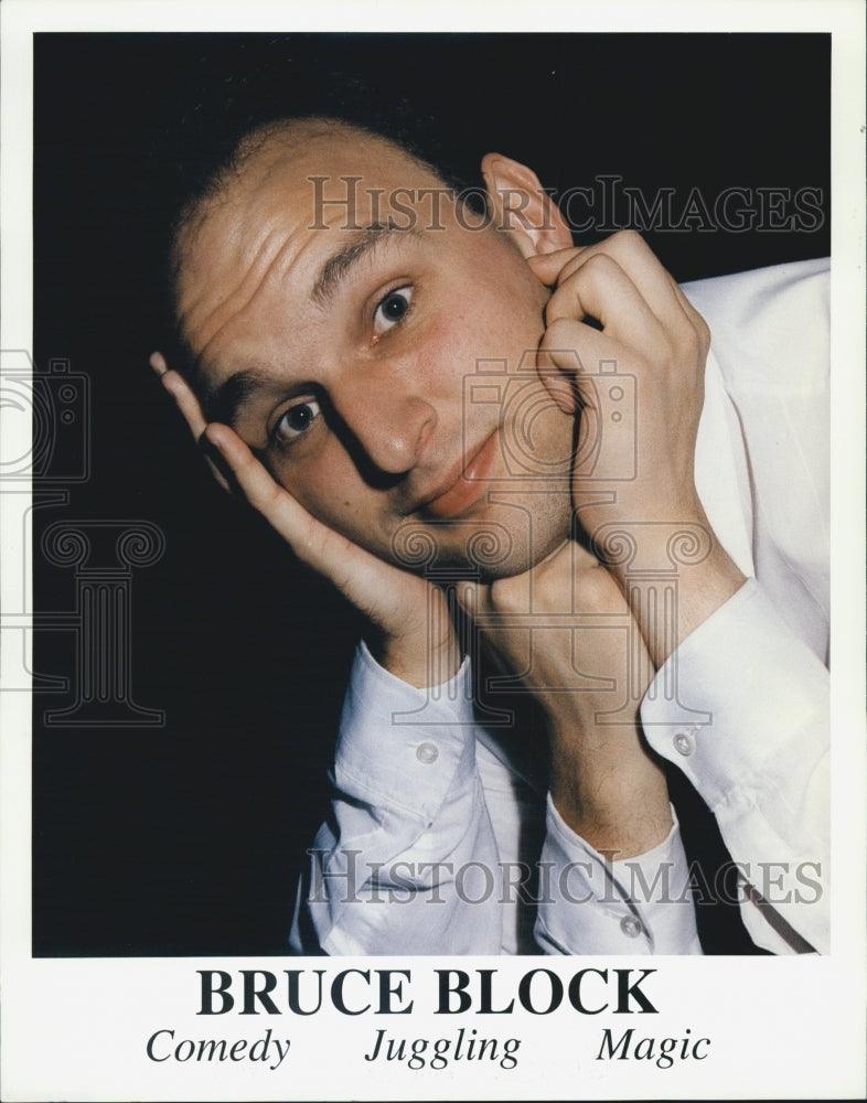 1996 Press Photo Bruce Block comedian - Historic Images