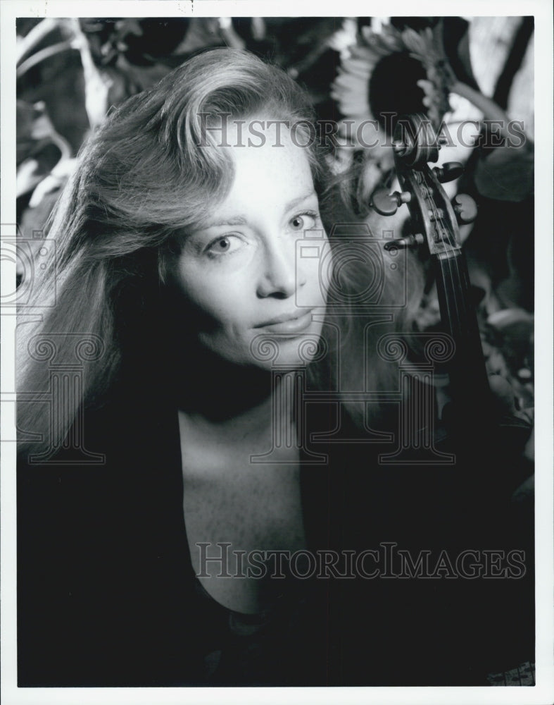 1998 Press Photo Emmanuelle Boisvert, Concertmaster. - Historic Images