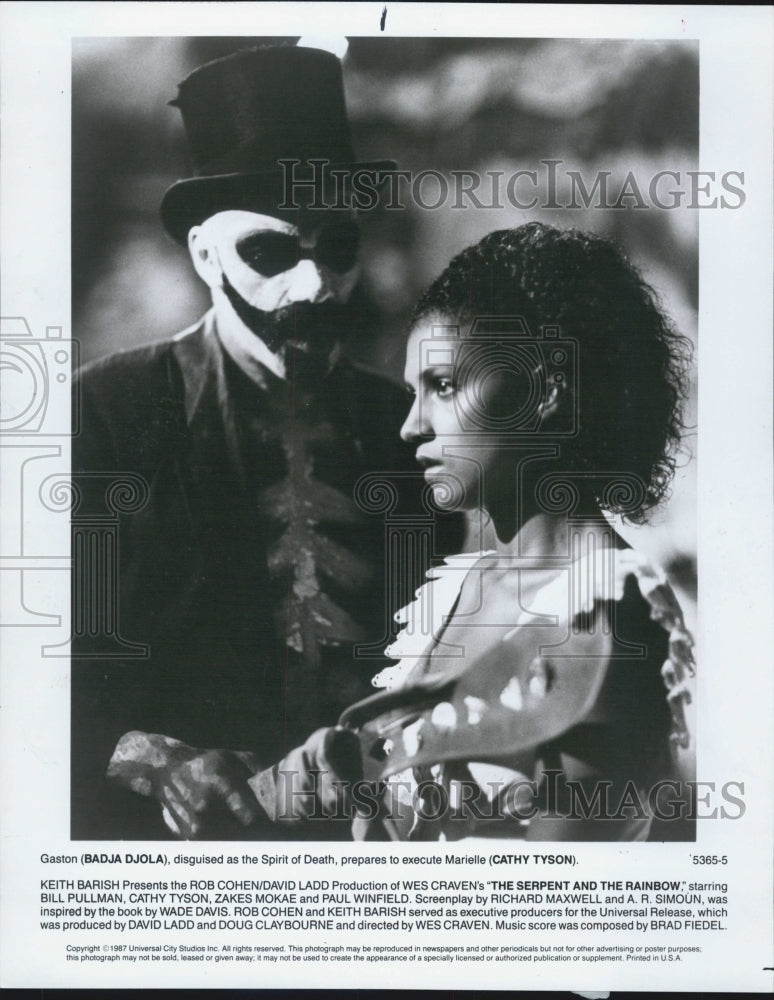 1987 Press Photo &quot;The Serpent &amp; The Rainbow&quot; - Historic Images