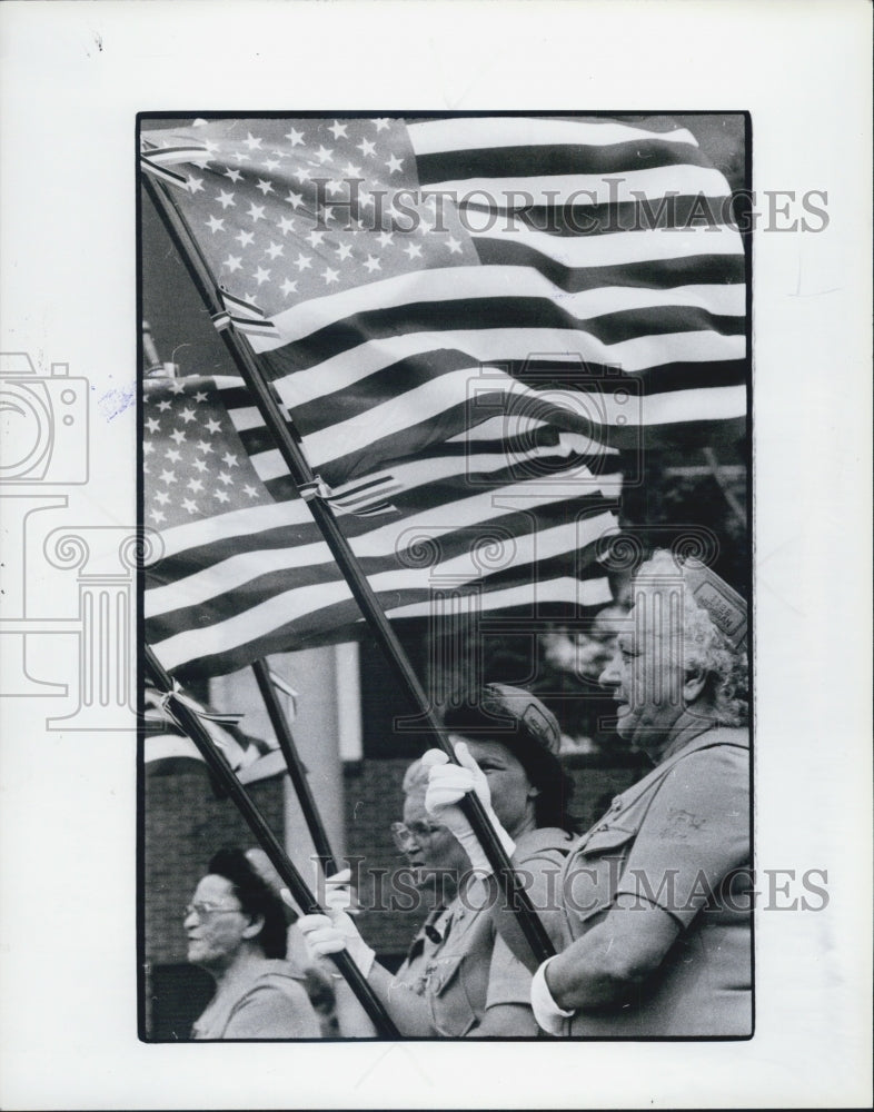 1983 Press Photo Fourth of July Michigan - Historic Images