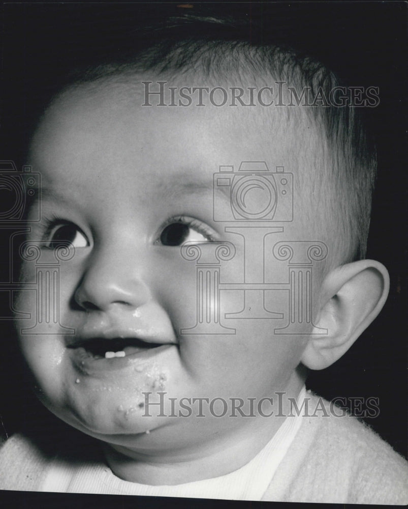 1958 Press Photo Baby Laughing - RSG54919 - Historic Images