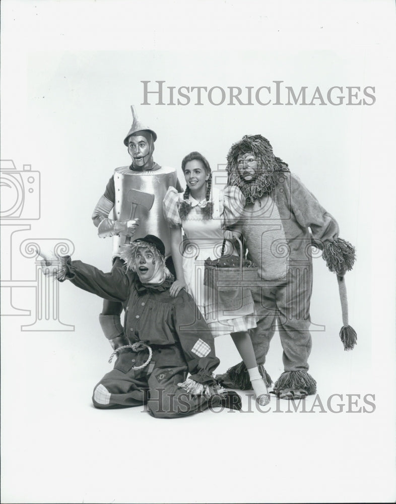 1989 Press Photo The Wizard of Oz Amy L. Staup Michael Bauder Robert Stone - Historic Images