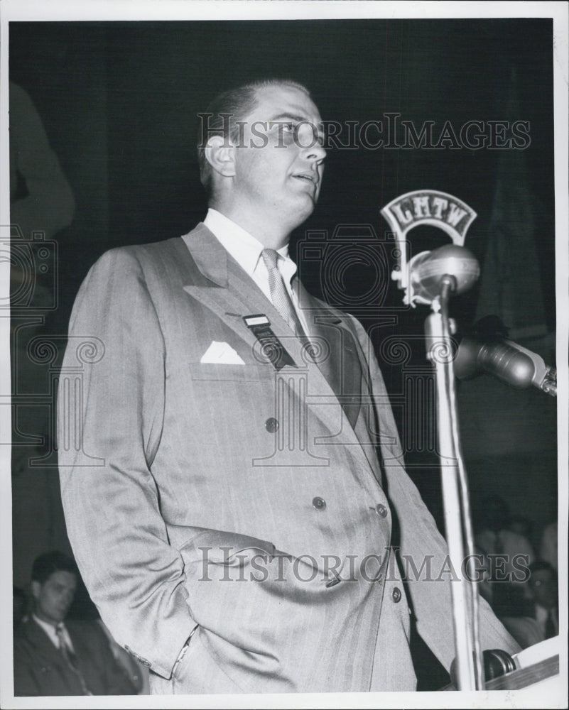 1949 Franklin Roosevelt Jr. speaker U.A.W. C.I.O. Convention - Historic Images