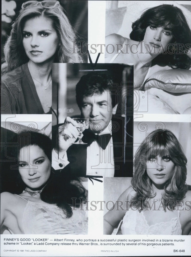 1981 Press Photo Actor Albert Finney - Historic Images