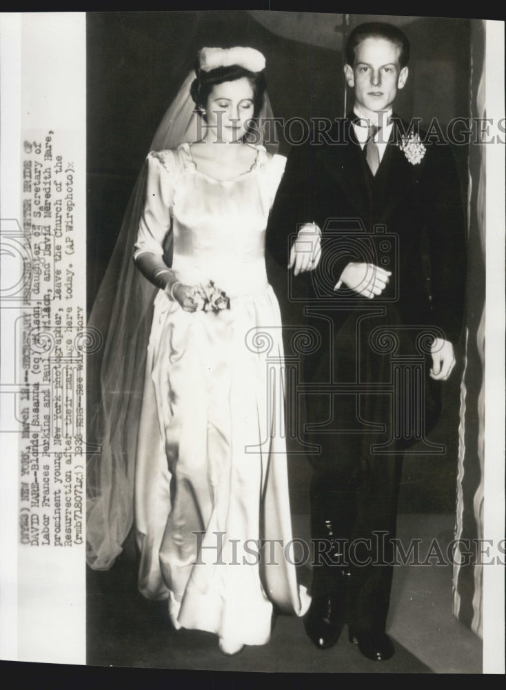 1938 Press Photo Mr &amp; Mrs David Meredith Hare - RSG55287 - Historic Images