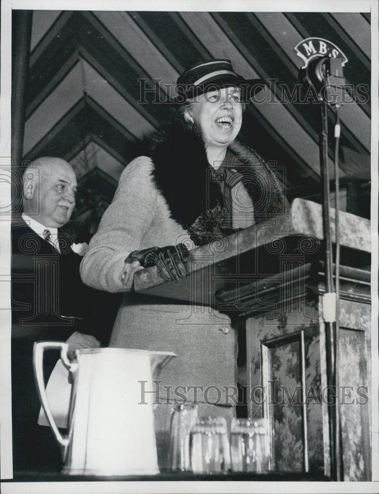 1938 Mrs Franklin D Roosevelt Wife of President - Historic Images