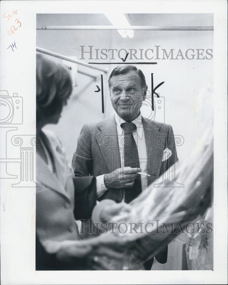 1981 Press Photo Bill Blass Designer - Historic Images