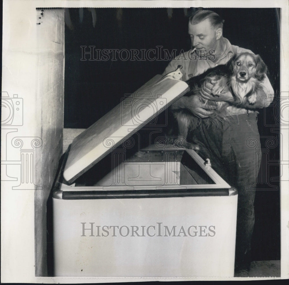 1953 Press Photo Peter Shephard Robert died suffocation in freezer - RSG55987 - Historic Images