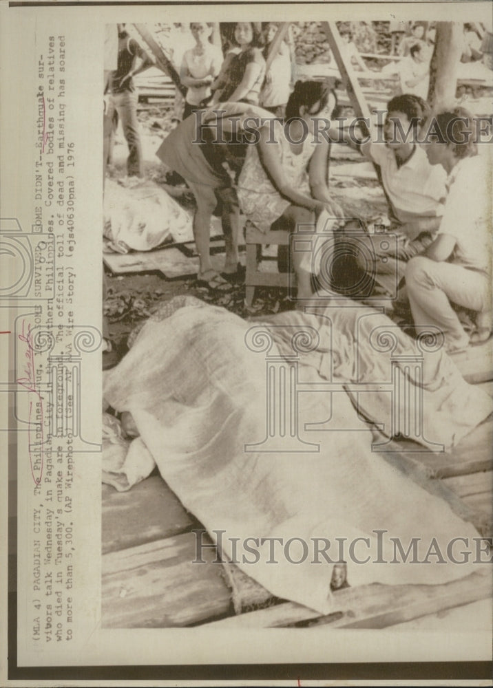 1976 Earthquake Survivors/Pagadian City Philippines - Historic Images