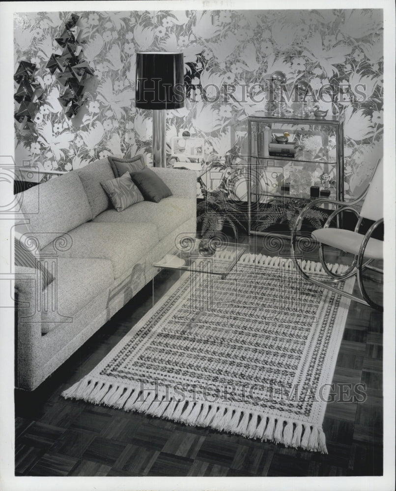 Press Photo Karastan's "Impromptu" rug collection - Historic Images