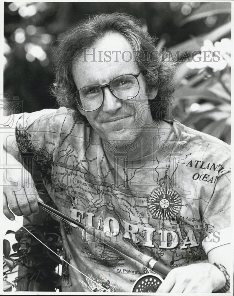 Press Photo St. Pete Times Columnist Jeff Klinkenberg - Historic Images