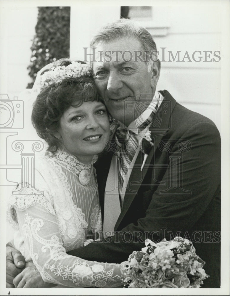 1983 Press Photo Actor Jack Klugman and Actress Anita Gillette - Historic Images