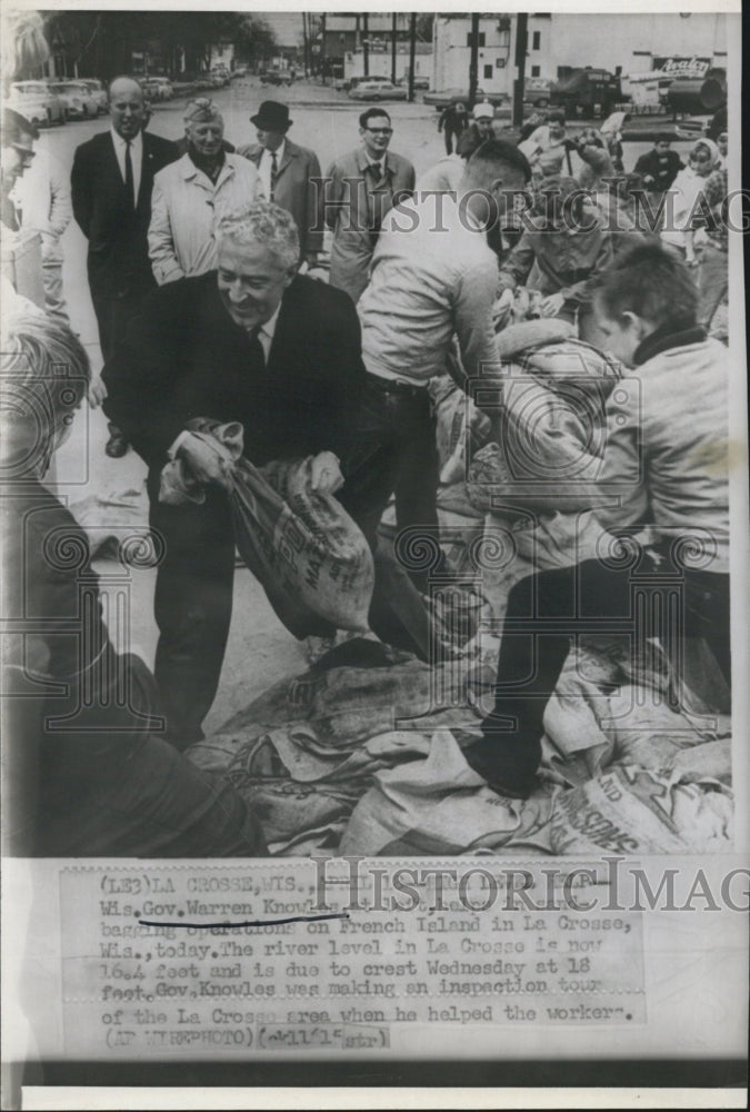 Press Photo Wisconsin Governor Warren Knowles - Historic Images