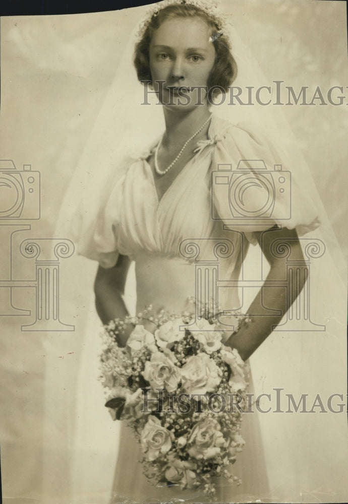 Press Photo Mrs. John Knowlton - Historic Images