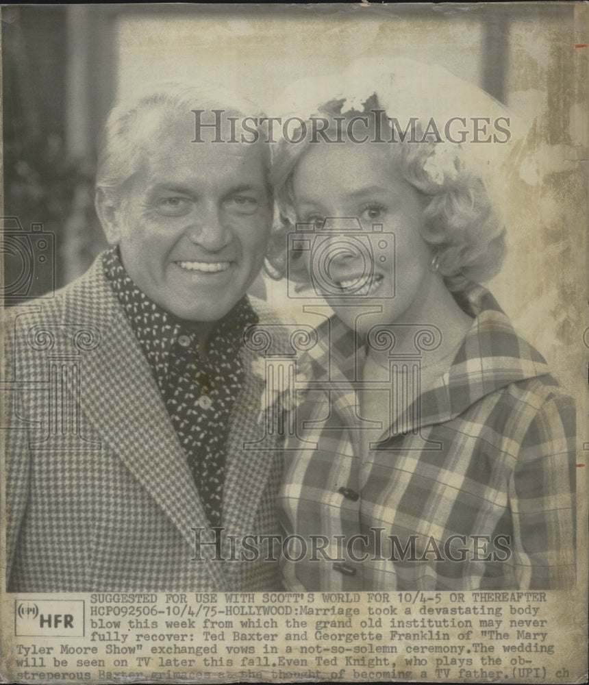 1975 Ted Knight The Mary Tyler Moore Show - Historic Images