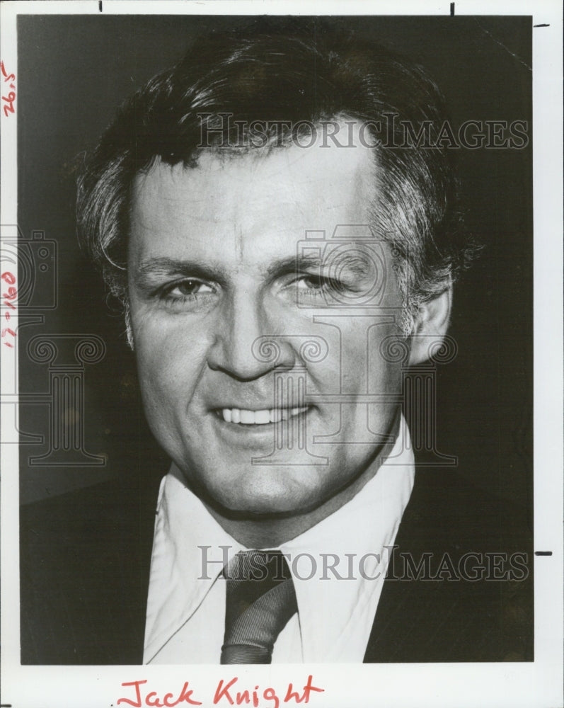 1983 Press Photo Jack Knight - Historic Images