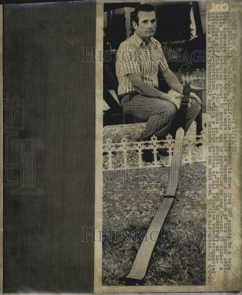 1973 Jim Fries Goes 587 lbs to 181 lbs Intestinal Bypass Surgery - Historic Images
