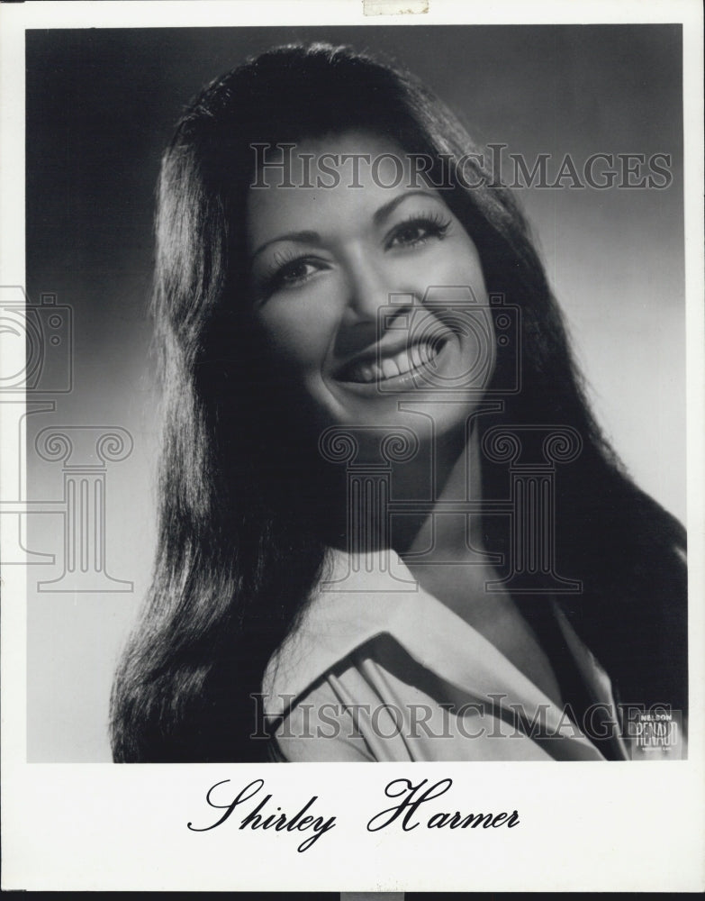 Press Photo Shirley Harmer Singer - Historic Images