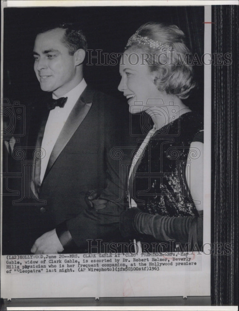 1963 Mrs Kay Gable Widow of Clark Gable - Historic Images