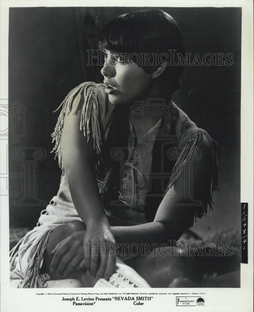Press Photo Janet Margolin in "Nevada Smith" - Historic Images