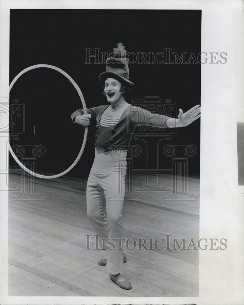 1976 Press Photo Marcel Marceau/Clown - RSG57153 - Historic Images