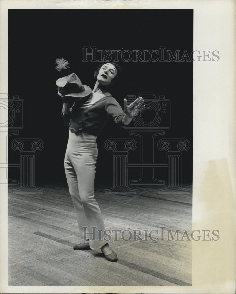 1976 Press Photo Marcel Marceau/Clown - Historic Images