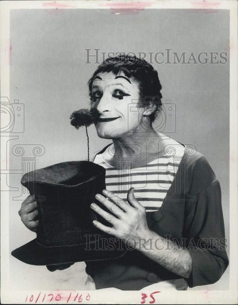 1965 Marcel Marceau in &quot;The Skeleton Hour&quot; - Historic Images