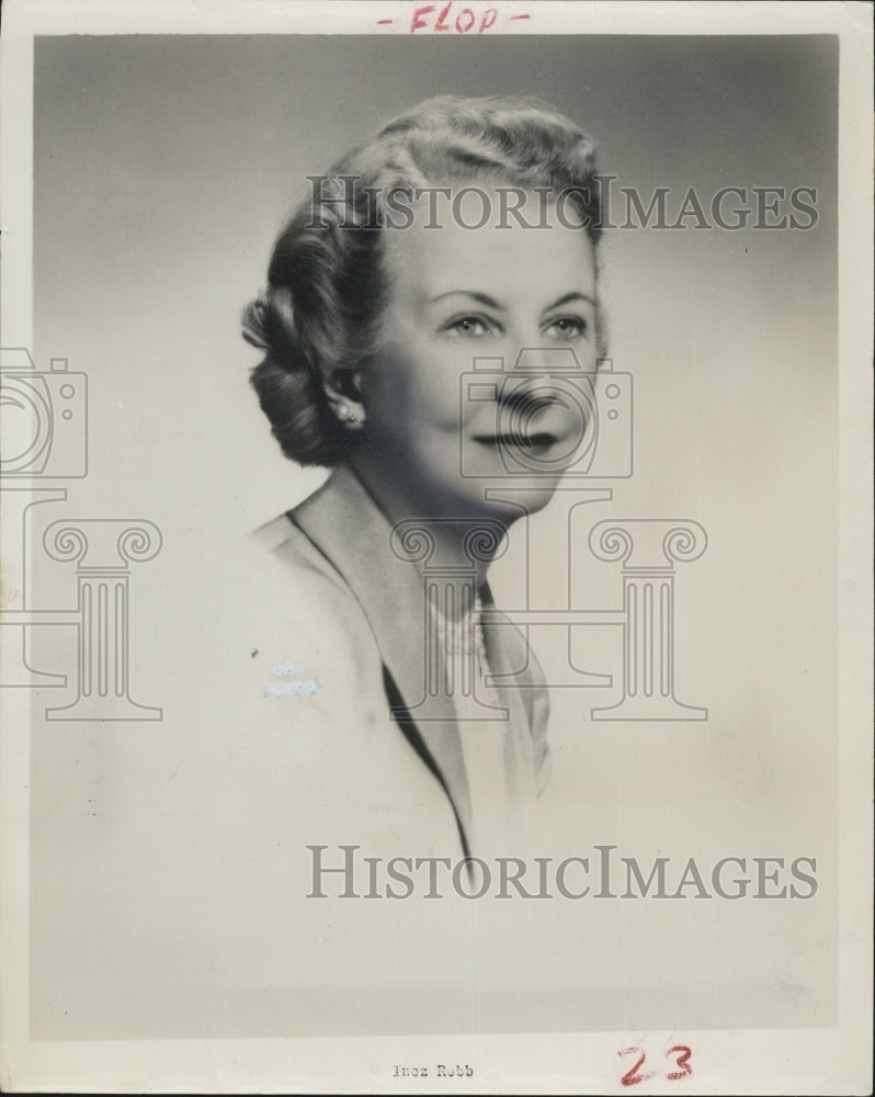 1956 Inez Robb INS Correspondent - Historic Images