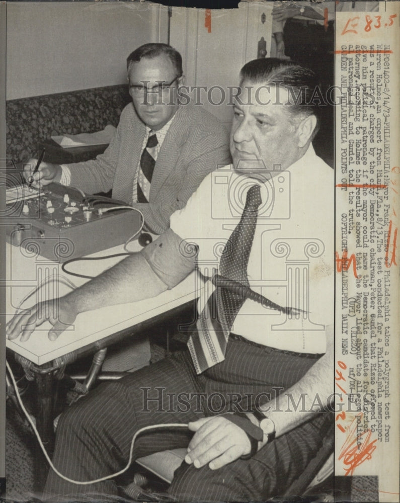 1973 Mayor Frank Rizzo Warren Holmes - Historic Images