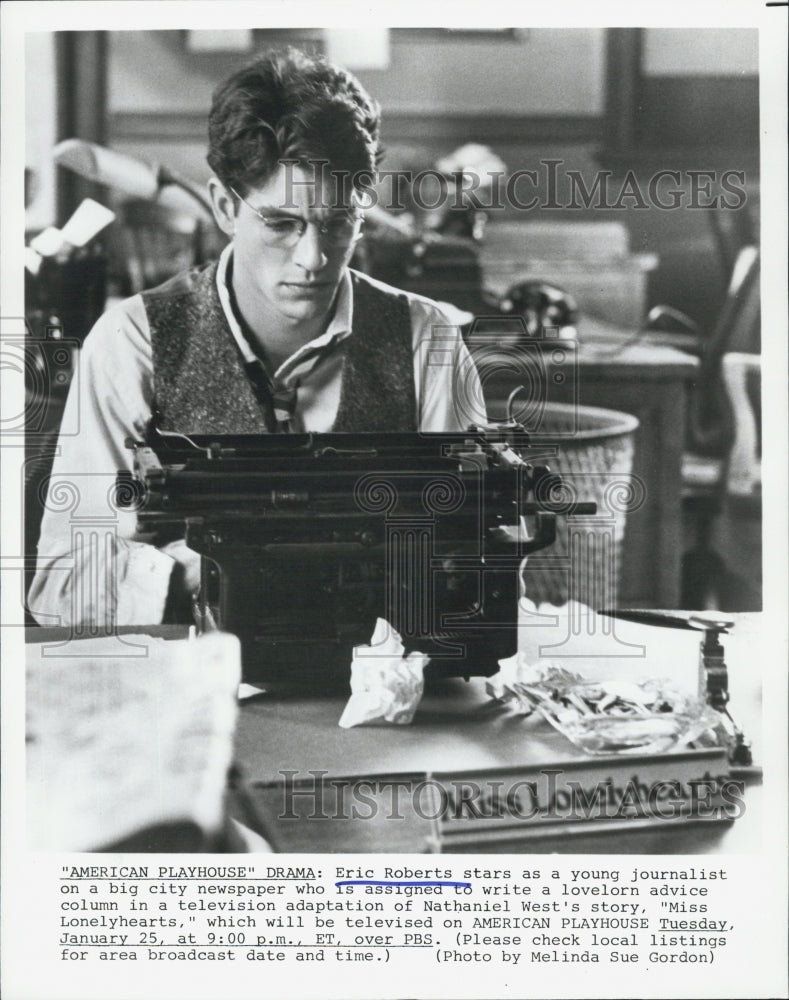 Press Photo Eric Roberts Actor Miss Lonelyhearts - Historic Images