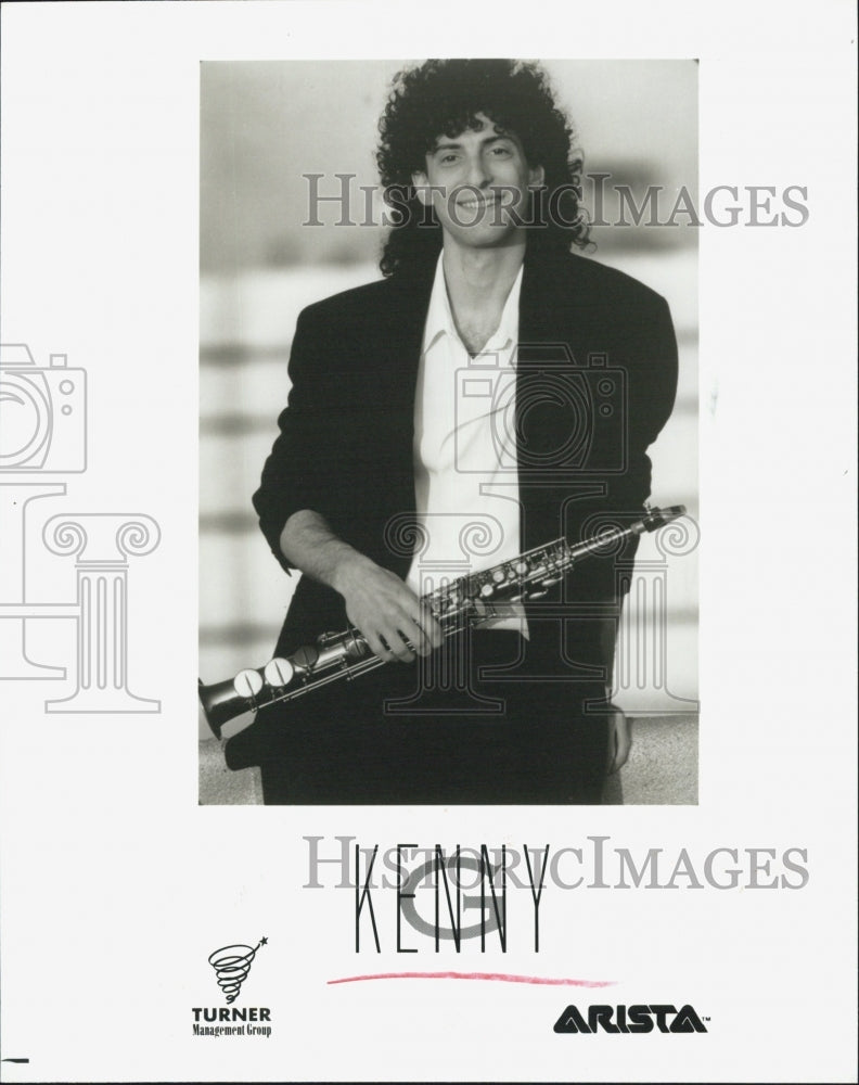 1993 Press Photo Kenny G Jazz Music Saxophonist For Arista Records - Historic Images